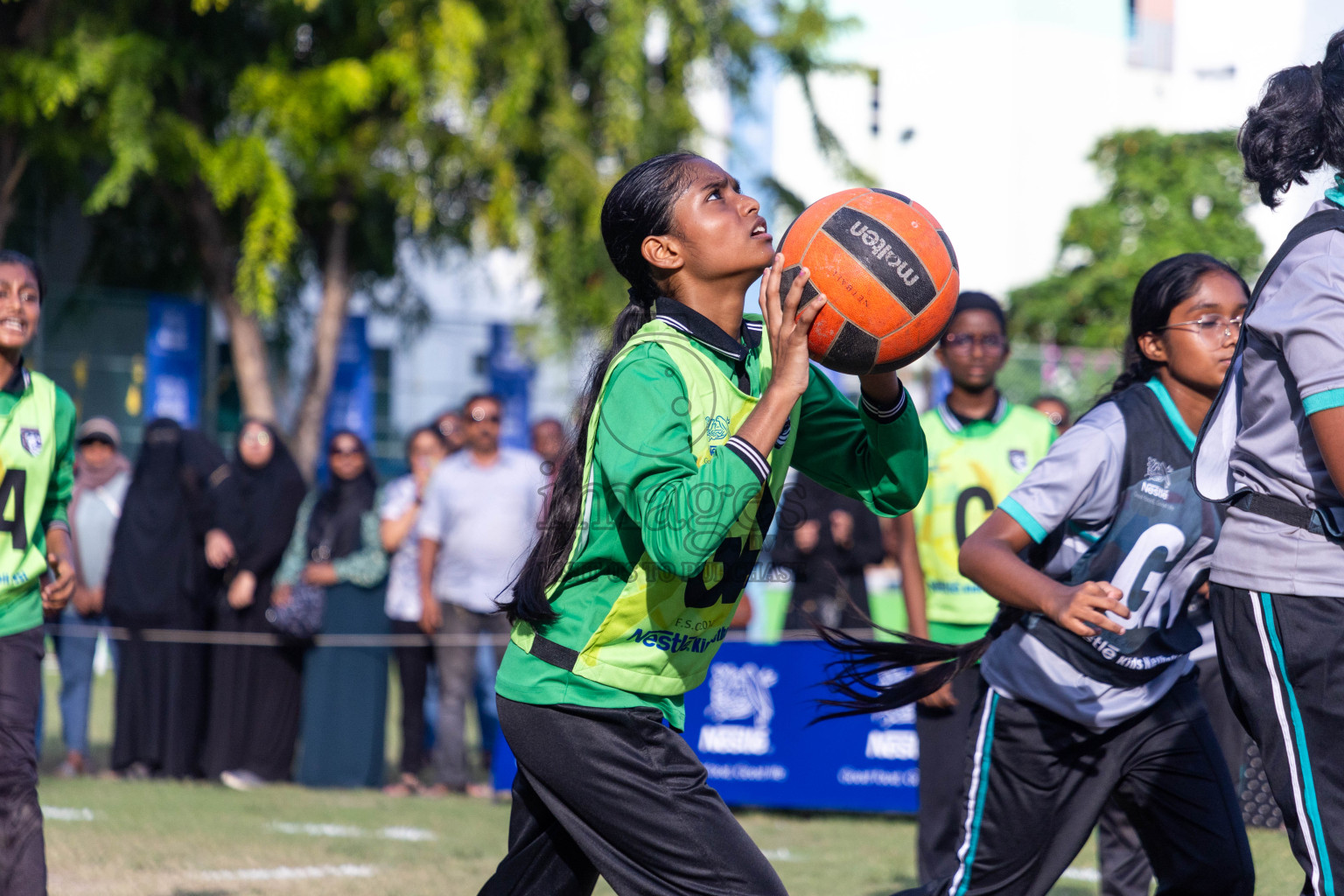 Day 3 of Nestle' Kids Netball Fiesta 2023 held in Henveyru Stadium, Male', Maldives on Saturday, 2nd December 2023. Photos by Nausham Waheed / Images.mv