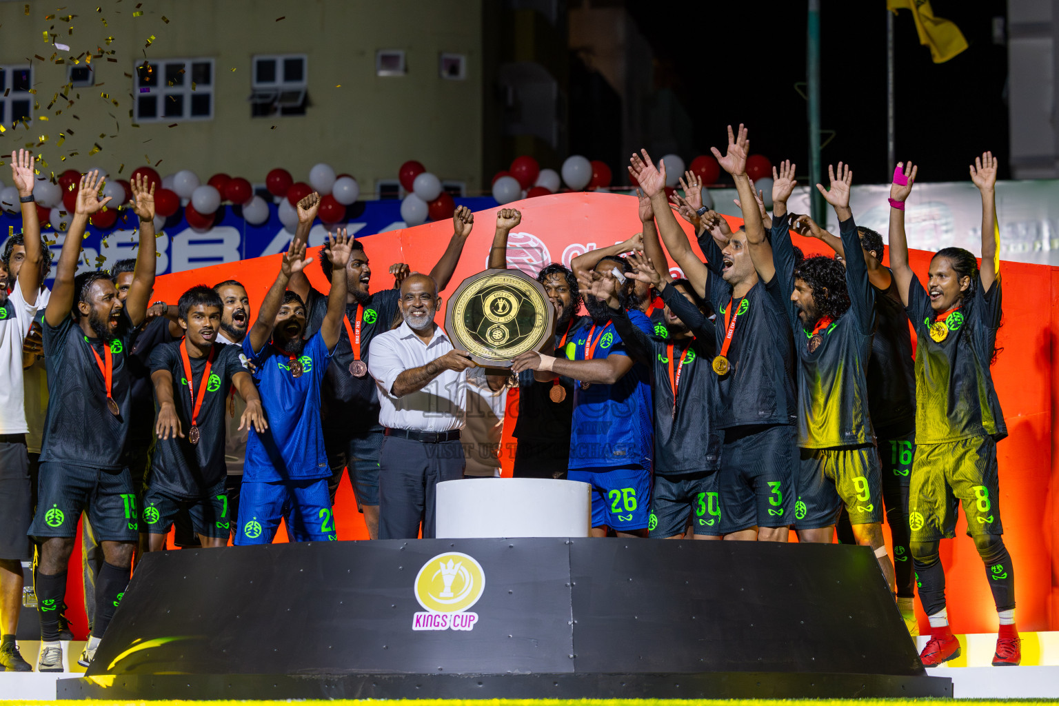 Road Recreation Club vs Club Combination SC Eydhafushi in Kings Cup Final of Club Maldives 2025 was held in Rehendhi Futsal Ground, Hulhumale', Maldives on Tuesday, 9th September 2025. Photos: Ismail Thoriq / images.mv