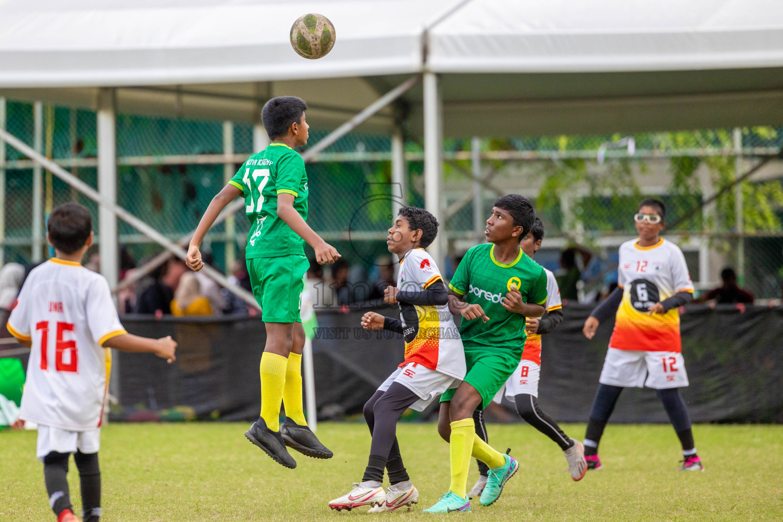 Day 1 of MILO Academy Championship 2024 - U12 was held at Henveiru Grounds in Male', Maldives on Thursday, 4th July 2024. Photos: Shuu Abdul Sattar / images.mv