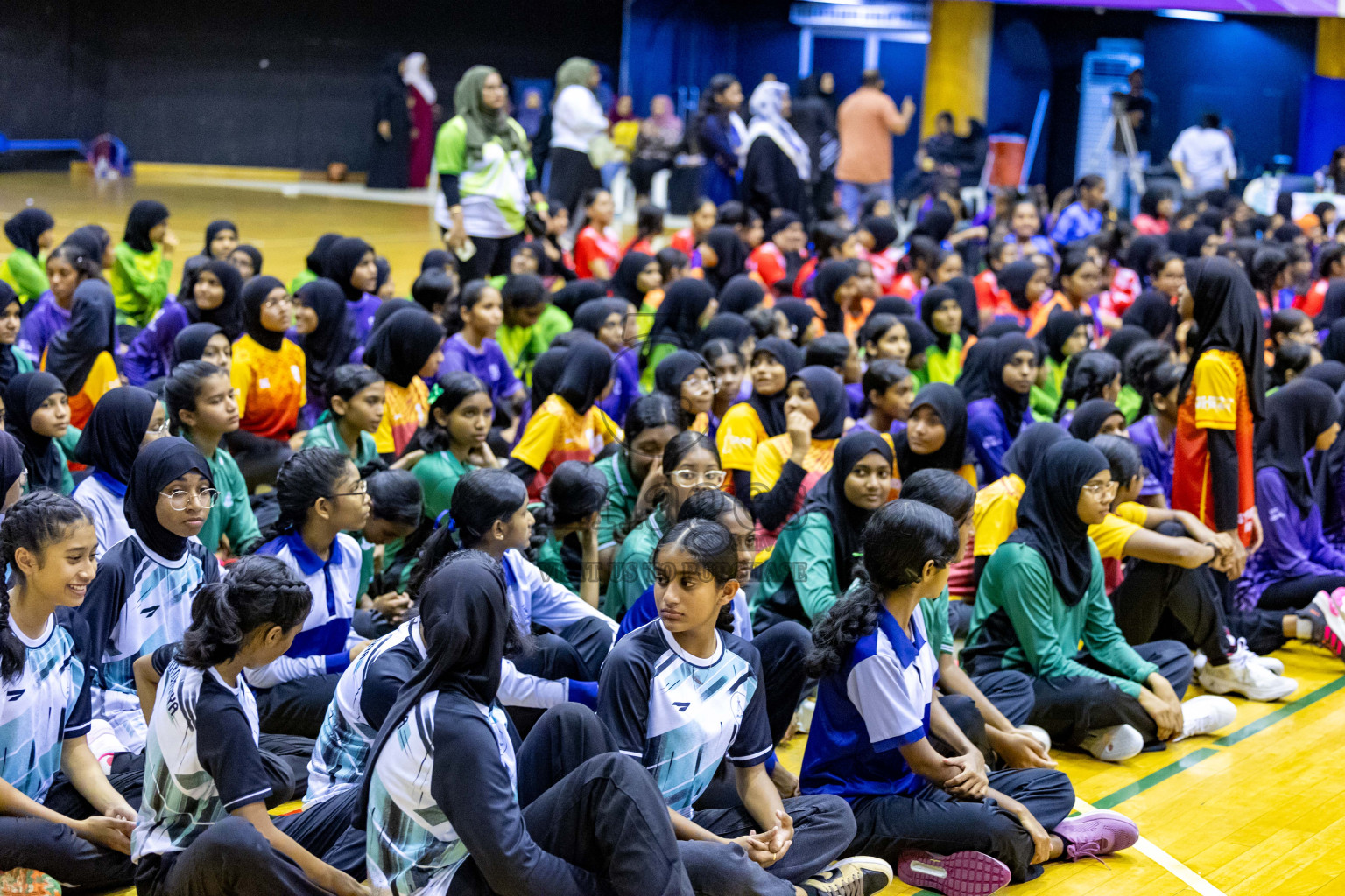 Closing Ceremony of Inter-school Netball Tournament held in Social Center at Male', Maldives on Monday, 26th August 2024. Photos: Hassan Simah / images.mv