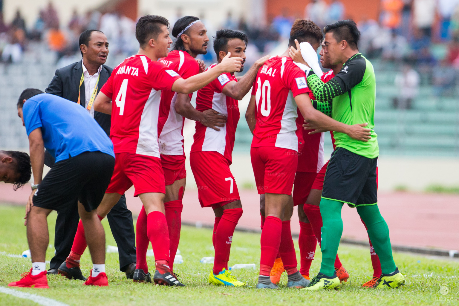 Pakistan vs Nepal in SAFF Suzuki Cup 2018 in Dhaka, Bangladesh, Monday, September 04, 2018. (Images.mv Photo/Suadh Abdul Sattar).