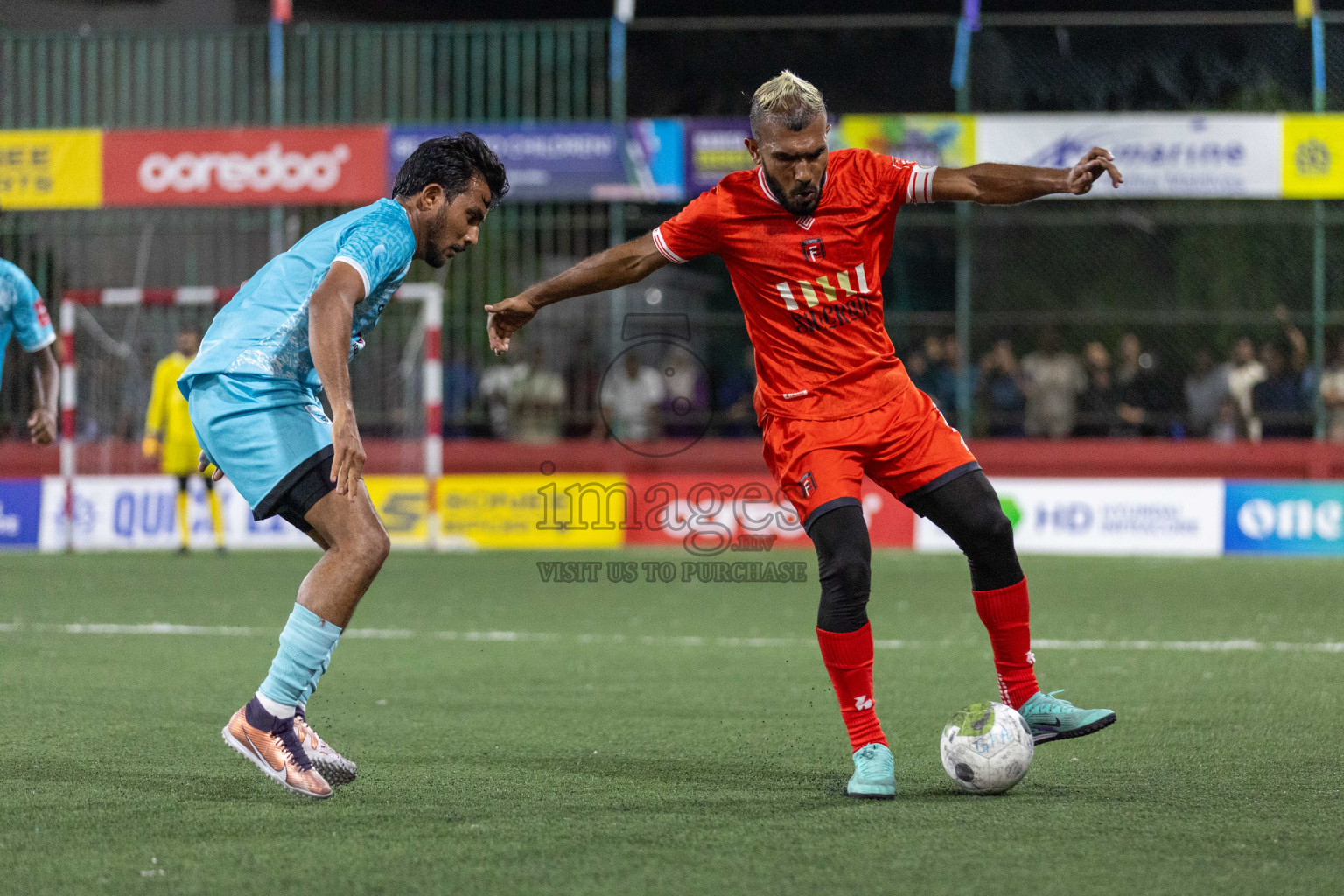 HA Filladhoo VS HA Dhidhdhoo in Day 13 of Golden Futsal Challenge 2024 was held on Saturday, 27th January 2024, in Hulhumale', Maldives Photos: Nausham Waheed / images.mv