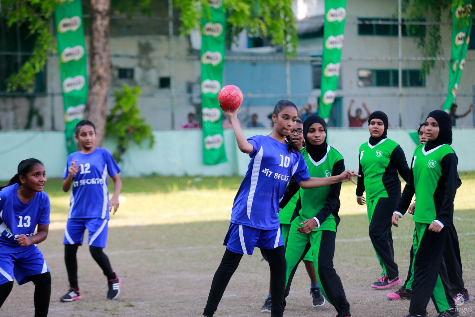 Inter school Handball Tournament in Male', Maldives, Friday, April. 15, 2016.(Images.mv Photo/ Hussain Sinan).