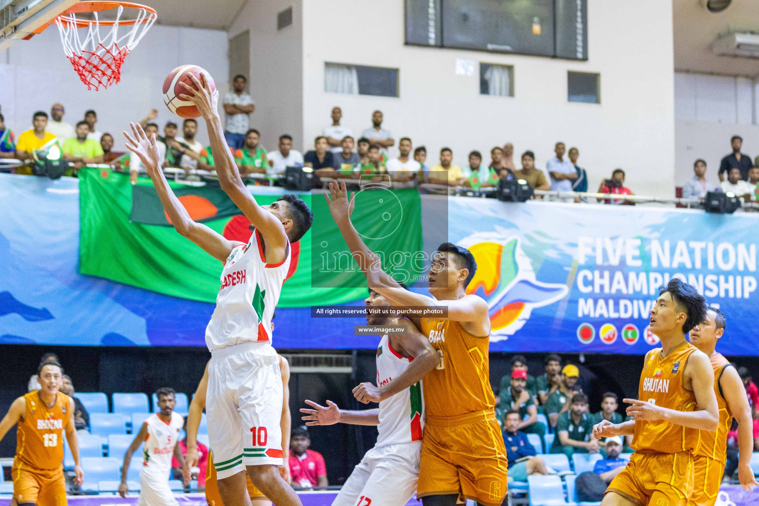 Bangladesh vs Bhutan in the final of Five Nation Championship 2023 was held in Social Center, Male', Maldives on Thursday, 22nd June 2023. Photos: Ismail Thoriq / images.mv