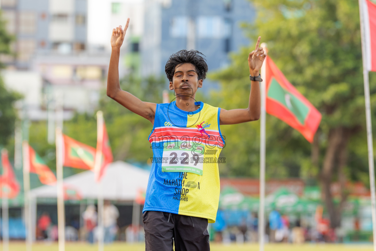 Day 2 of National Athletics Championship 2025 was held at Ekuveni Running Ground in Male', Maldives on Friday, 15th August 2025. Photos: Hasni / images.mv