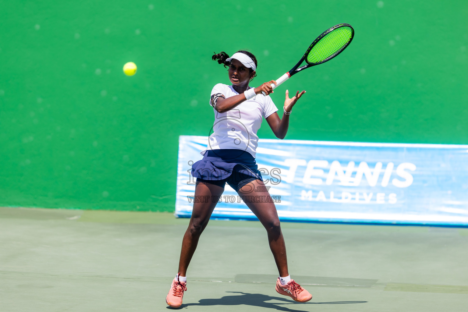 Day 8 of ATF Maldives Junior Open Tennis was held in Male' Tennis Court, Male', Maldives on Thursday, 19th December 2024. Photos: Nausham Waheed/ images.mv