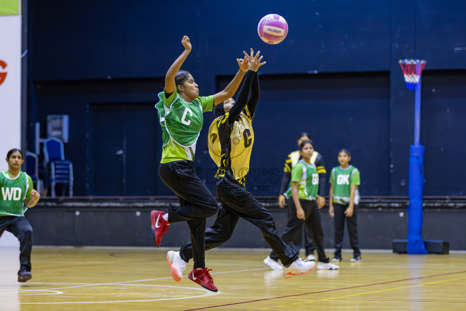 Day 14 of 26th Inter-School Netball Tournament 2025 was held in Social Center Indoor Hall on Tuesday, 4th November 2025. Photos: Areef Adam / images.mv