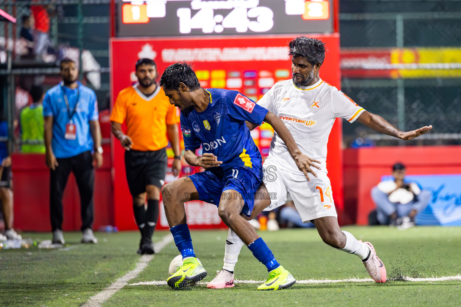 B Eydhafushi vs B Thulhaadhoo in Baa Atoll Finals Day 26 of Golden Futsal Challenge 2025 was held on Thursday , 30th January 2025, in Hulhumale', Maldives. Photos: Ismail Thoriq / images.mv