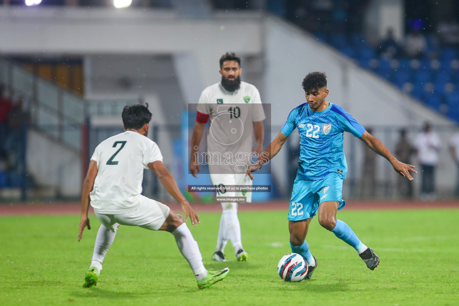 India vs Pakistan in the opening match of SAFF Championship 2023 held in Sree Kanteerava Stadium, Bengaluru, India, on Wednesday, 21st June 2023. Photos: Nausham Waheed / images.mv