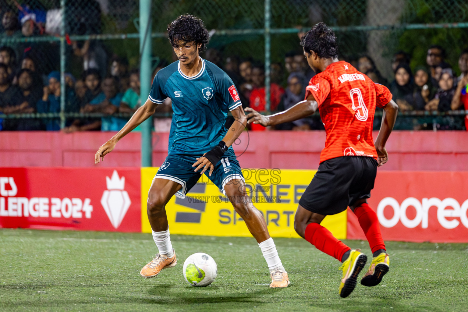 Sh. Kanditheemu VS R. Dhuvaafaru on Day 35 of Golden Futsal Challenge 2024 was held on Tuesday, 20th February 2024, in Hulhumale', Maldives 
Photos: Hassan Simah, / images.mv