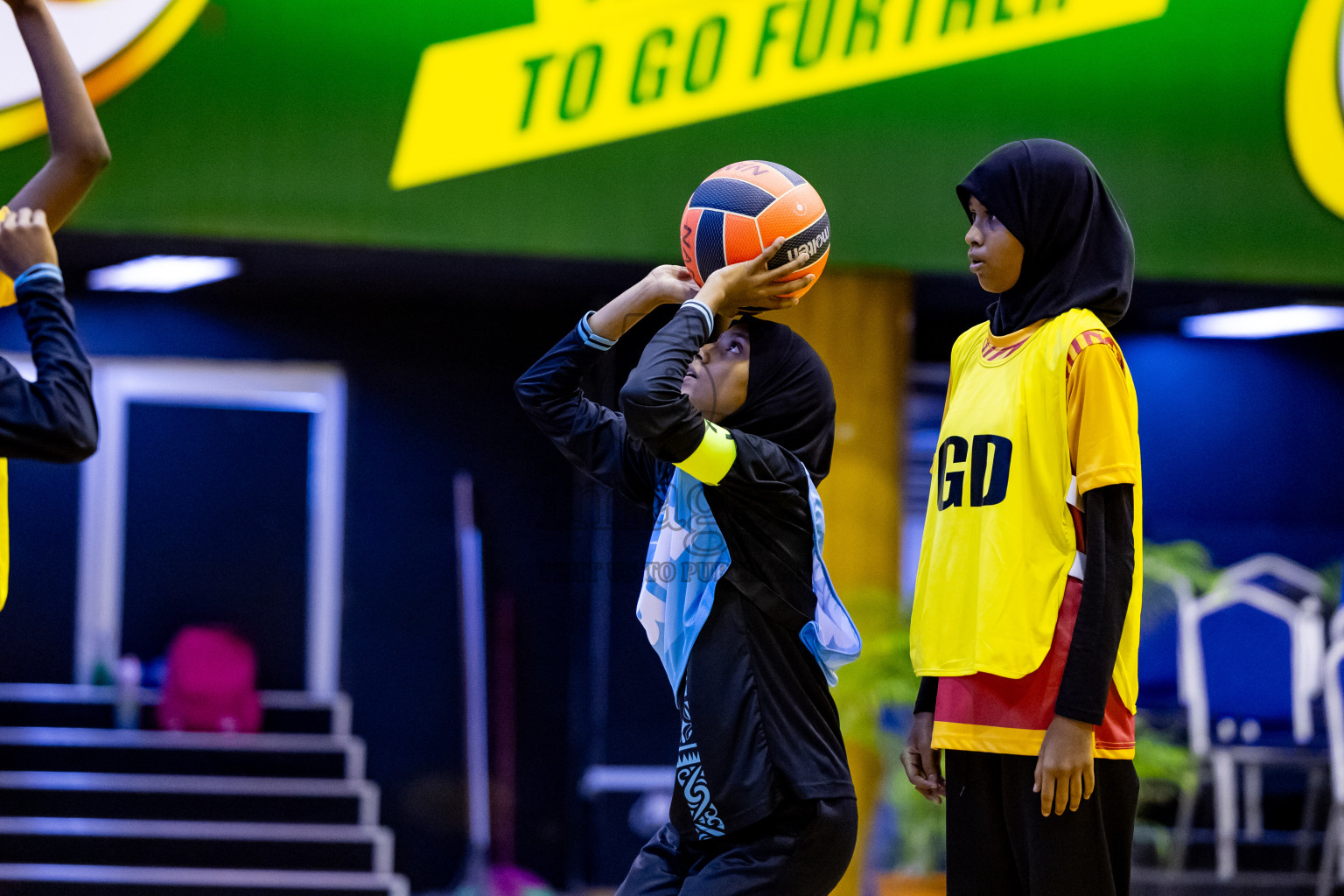 Day 1 of 25th Milo Inter-School Netball Tournament was held in Social Center at Male', Maldives on Thursday, 8th August 2024. Photos: Nausham Waheed / images.mv