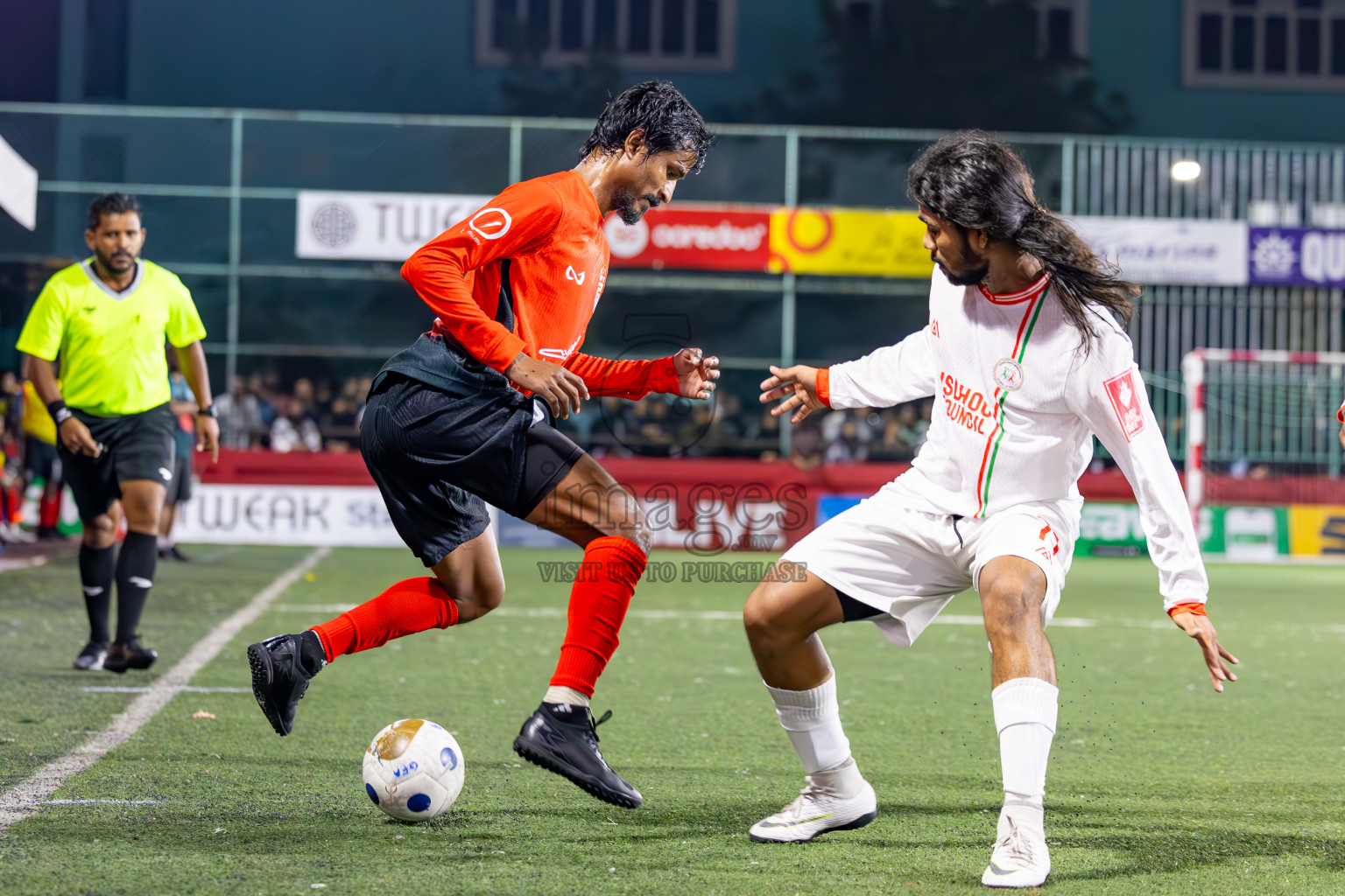 L Gan vs L Isdhoo in Laamu Atoll Finals Day 26 of Golden Futsal Challenge 2025 was held on Thursday , 30th January 2025, in Hulhumale', Maldives. Photos: Ismail Thoriq / images.mv