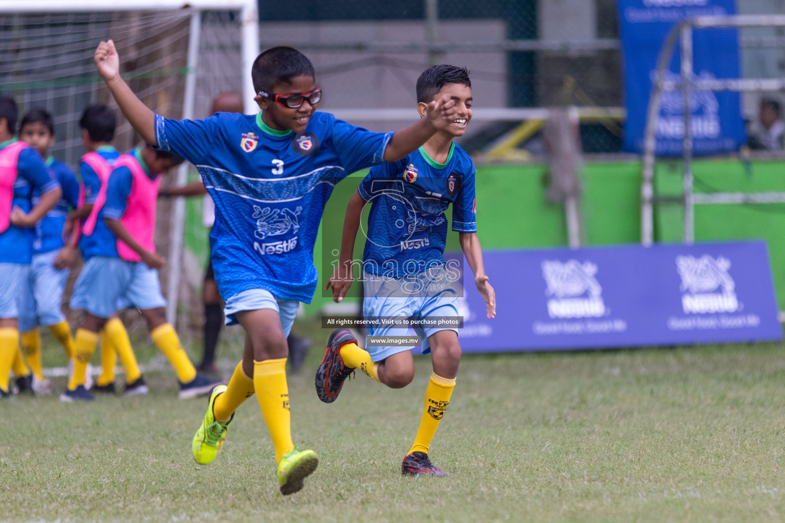 Day 1 of Nestle kids football fiesta, held in Henveyru Football Stadium, Male', Maldives on Wednesday, 11th October 2023 Photos: Shut Abdul Sattar/ Images.mv