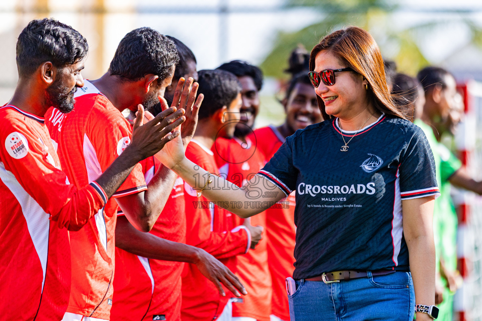 The Marina vs SAII Lagoon in Resort League 2025 (South Male Zone) day 11 was held on Thursday, 9th October 2025 in Crossroads's Maldives, Photos: Areef Adam / images.mv