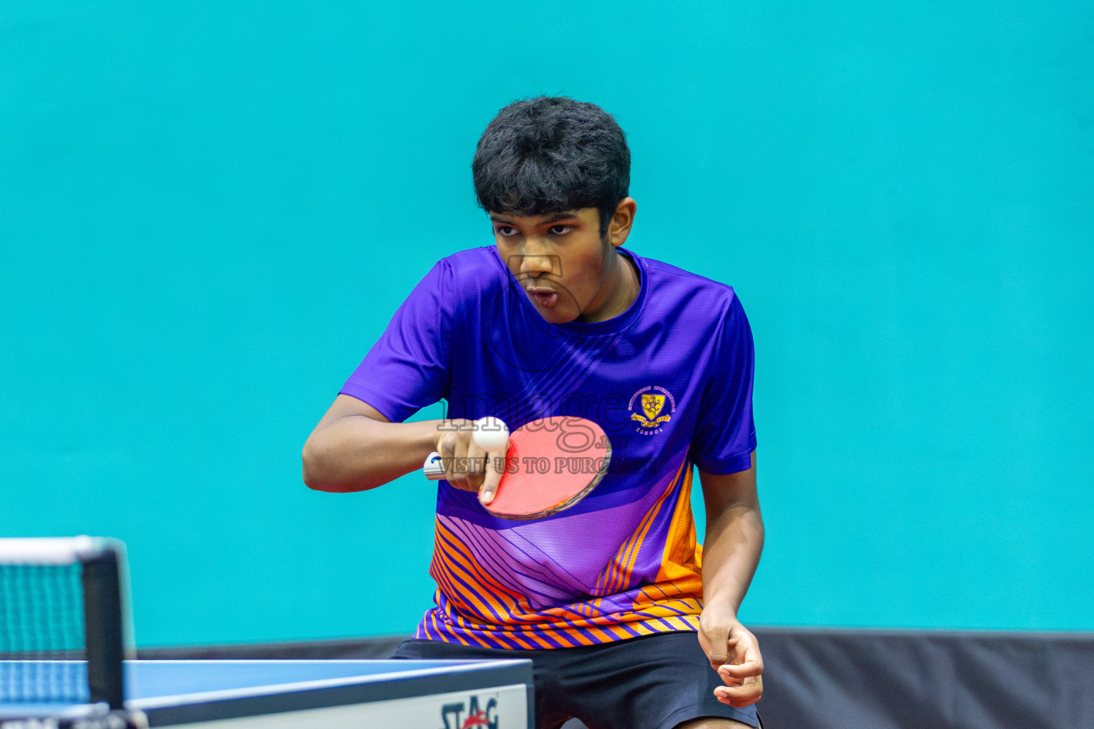 Day 3 of Interschool Table Tennis Tournament 2025 held at Male' TT Hall, Male', Maldives on Saturday, 17th May 2025. Photos By: Mohamed Mahfooz Moosa / images.mv