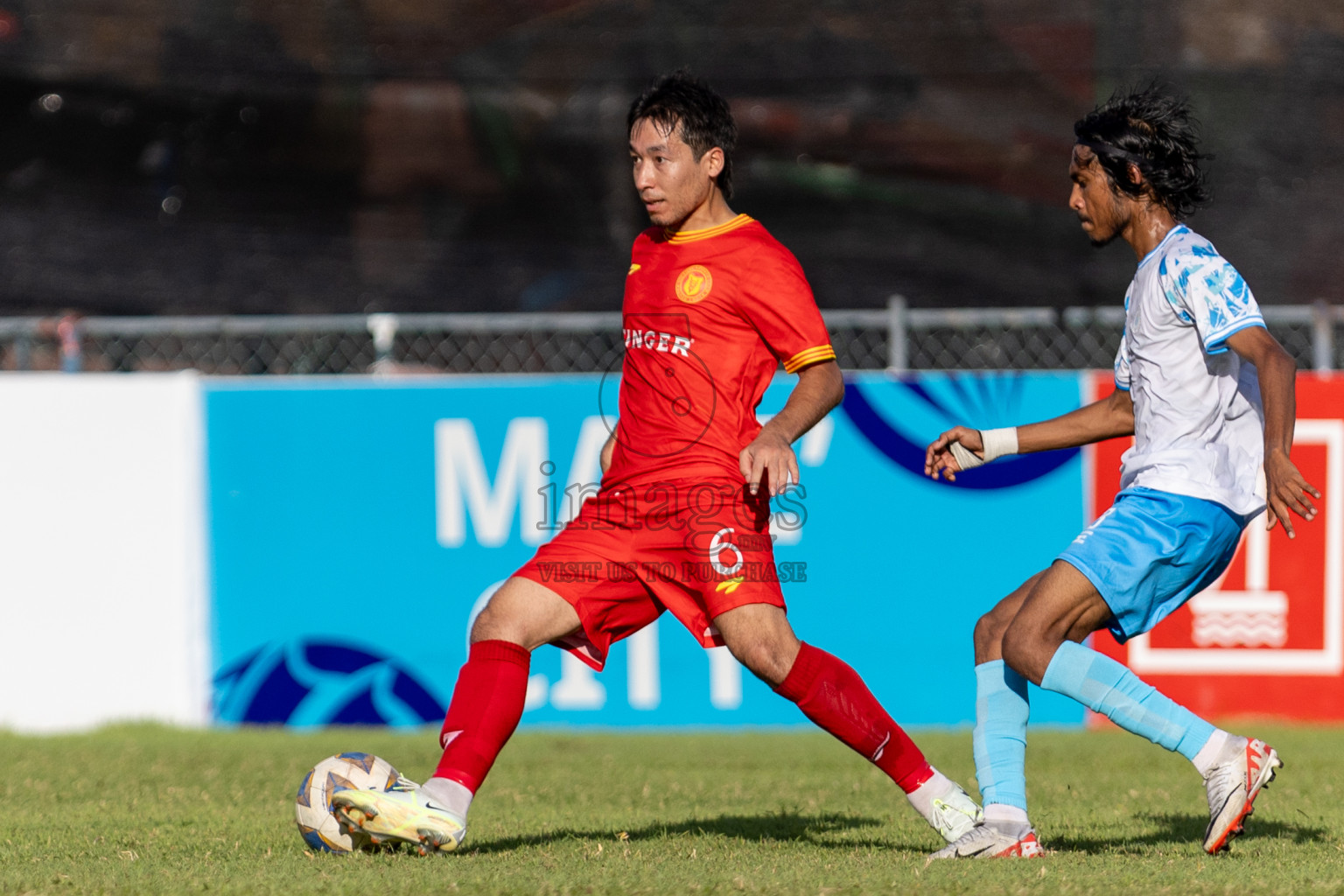 Victory Sports Club vs Lagoons Sports Club in Second Division 2023 in Male' Maldives on Wednesday, 22nd January 2023. Photos: Nausham Waheed / images.mv