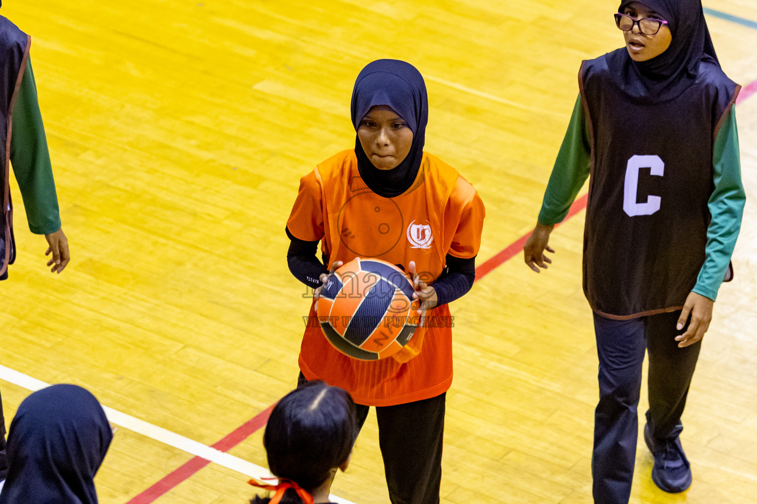 Day 7 of 25th Inter-School Netball Tournament was held in Social Center at Male', Maldives on Saturday, 17th August 2024. Photos: Nausham Waheed / images.mv