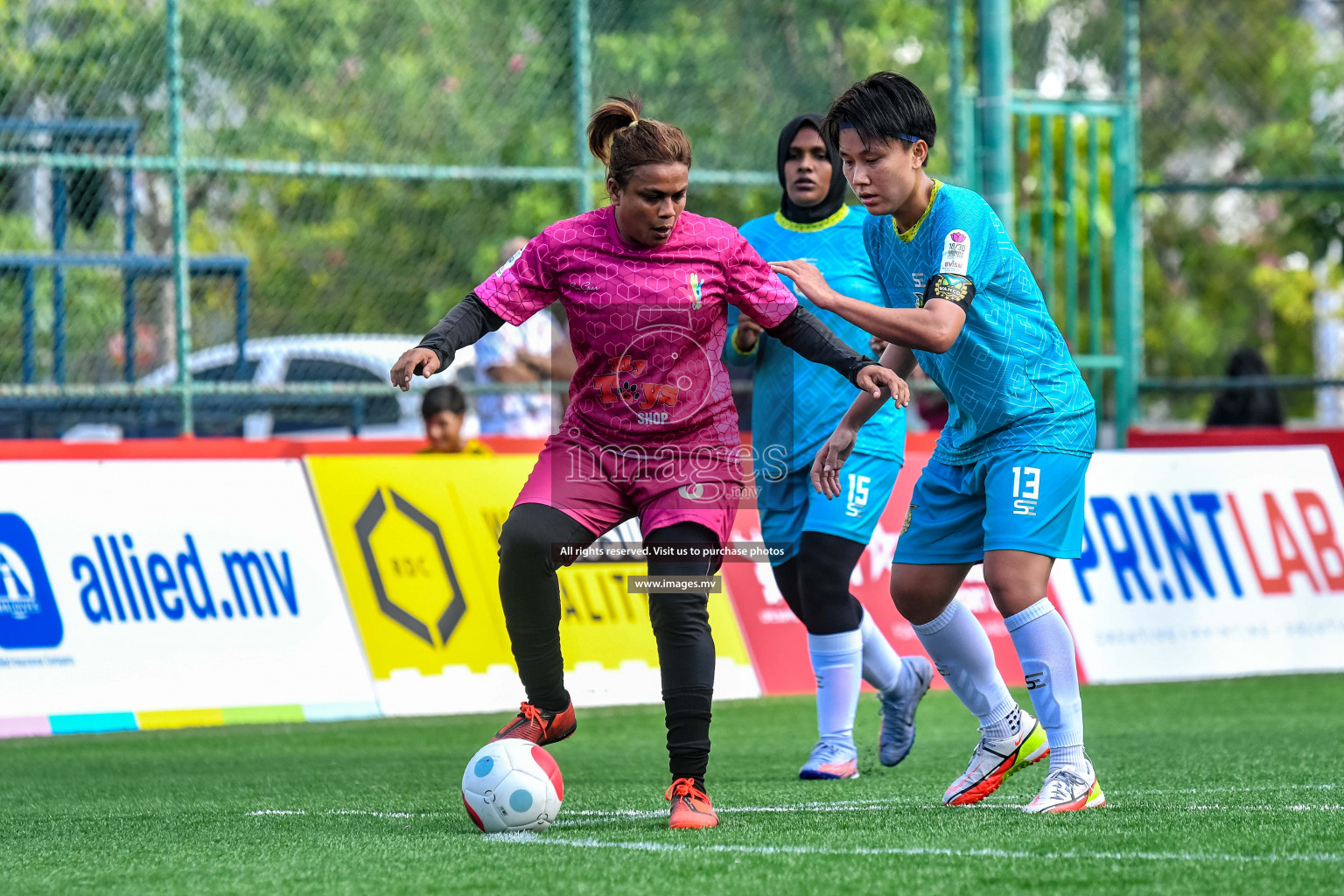 WAMCO vs Club MYS in Eighteen Thirty Women's Futsal Fiesta 2022 was held in Hulhumale', Maldives on Wednesday, 12th October 2022. Photos: Nausham Waheed / images.mv