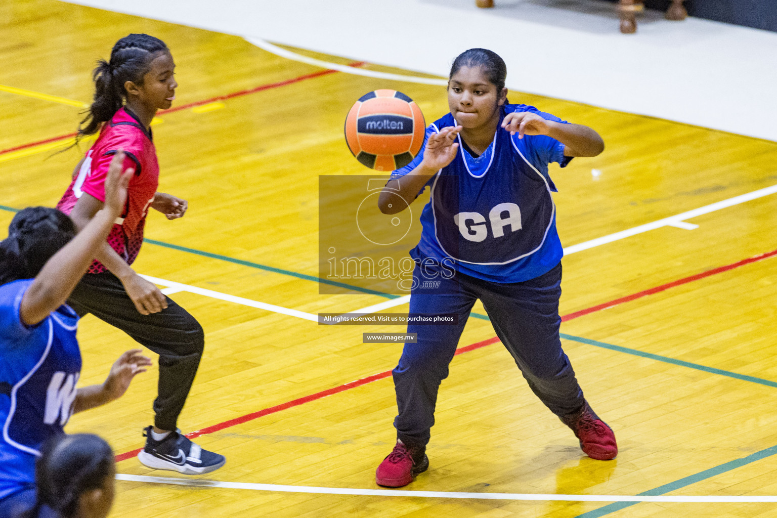 Day3 of 24th Interschool Netball Tournament 2023 was held in Social Center, Male', Maldives on 29th October 2023. Photos: Nausham Waheed, Mohamed Mahfooz Moosa / images.mv