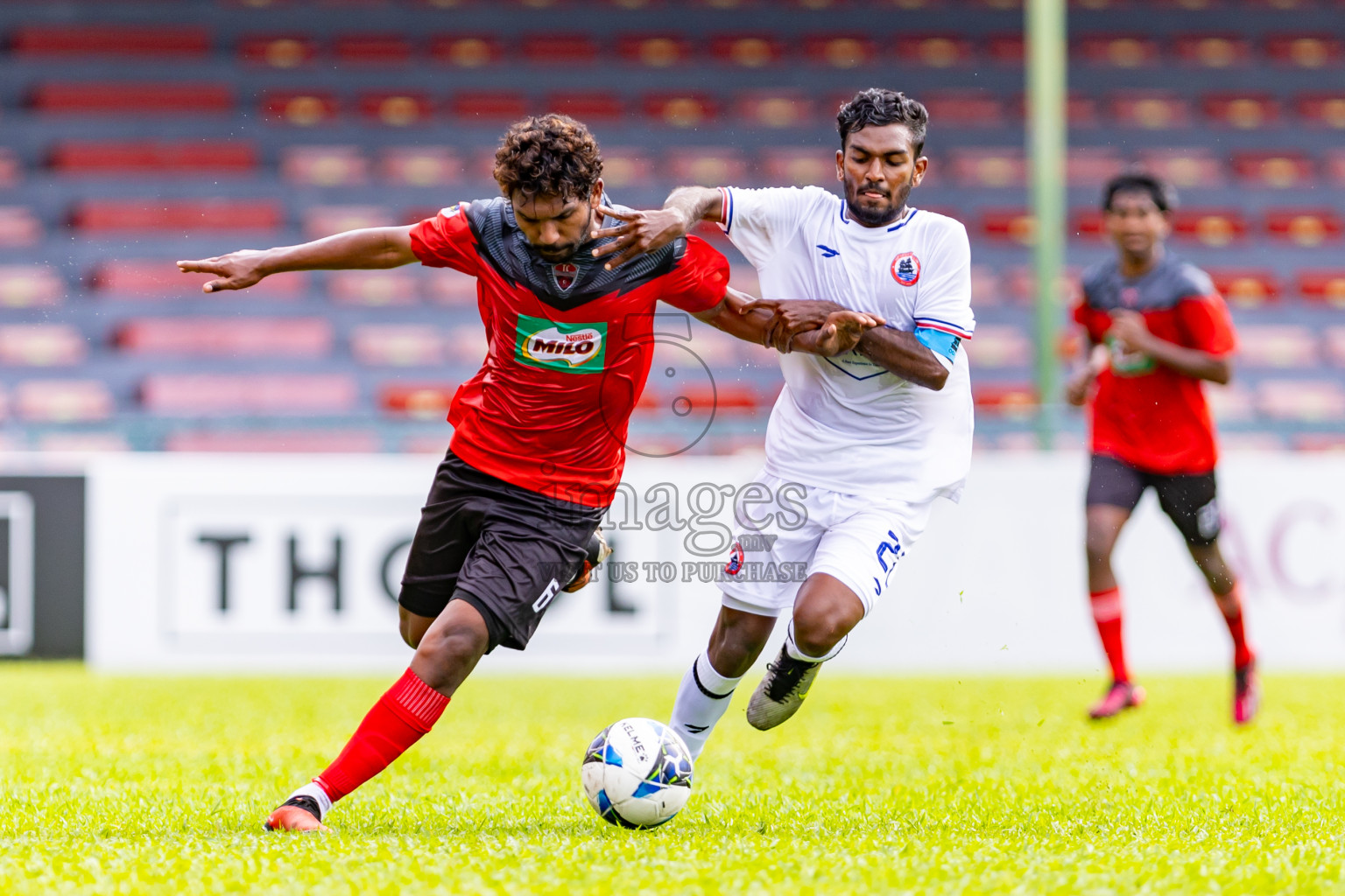 TC Sports Club vs Ode Sports Club in day 1 of Under 19 Youth Championship 2024 was held at National Stadium in Male', Maldives on Sunday, 9th June 2024. Photos: Nausham Waheed / images.mv