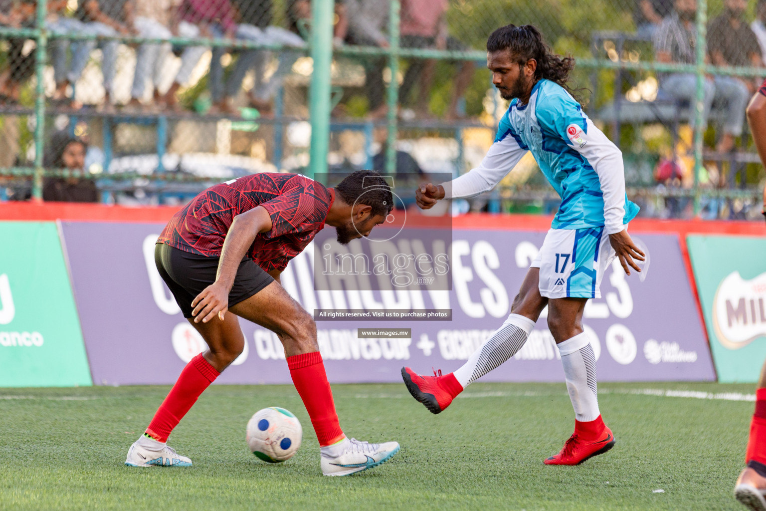 MACL vs Police Club in Club Maldives Cup 2023 held in Hulhumale, Maldives, on Saturday, 22nd July 2023. Photos: Hassan Simah / images.mv