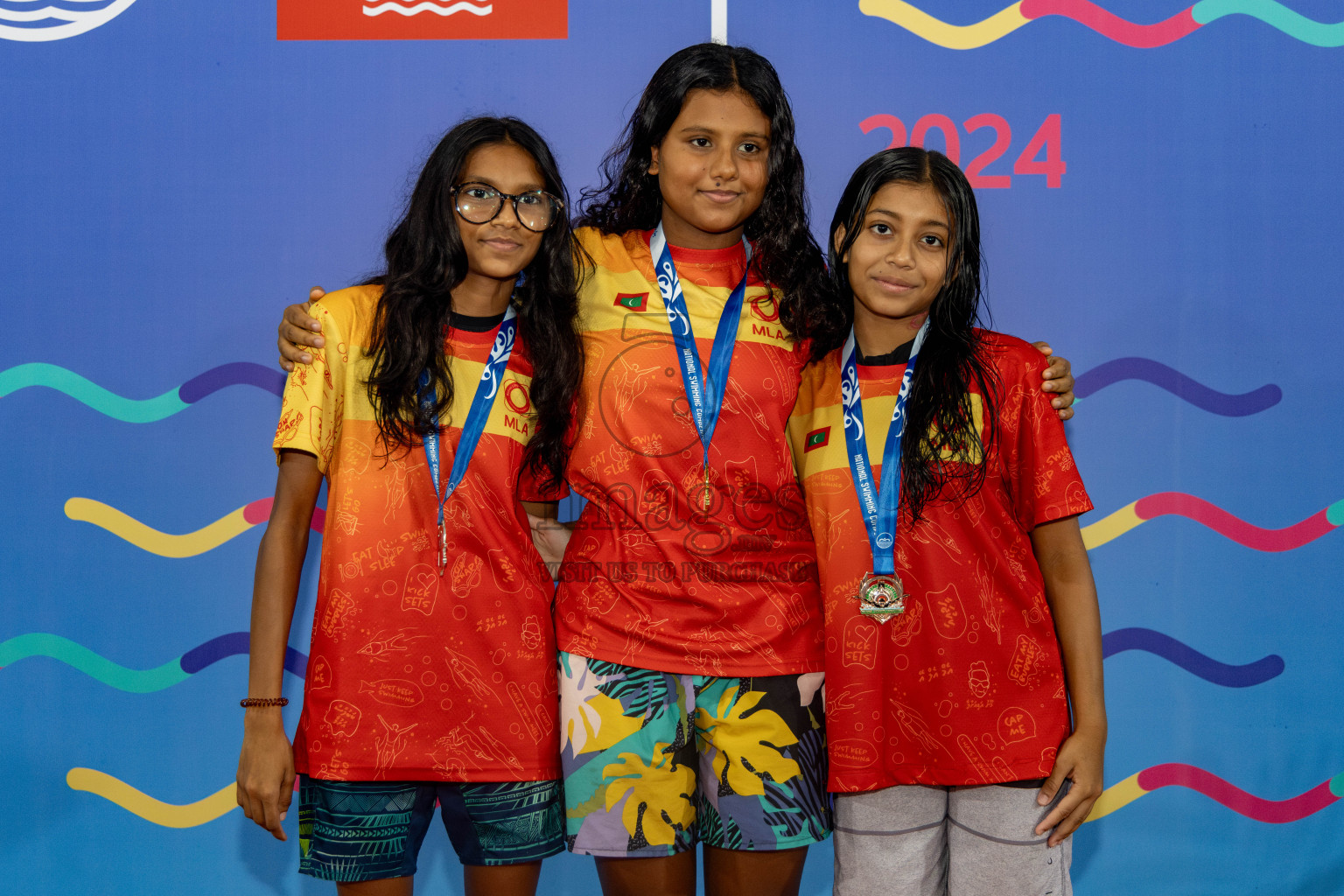 Day 6 of National Swimming Competition 2024 held in Hulhumale', Maldives on Wednesday, 18th December 2024. 
Photos: Hassan Simah / images.mv