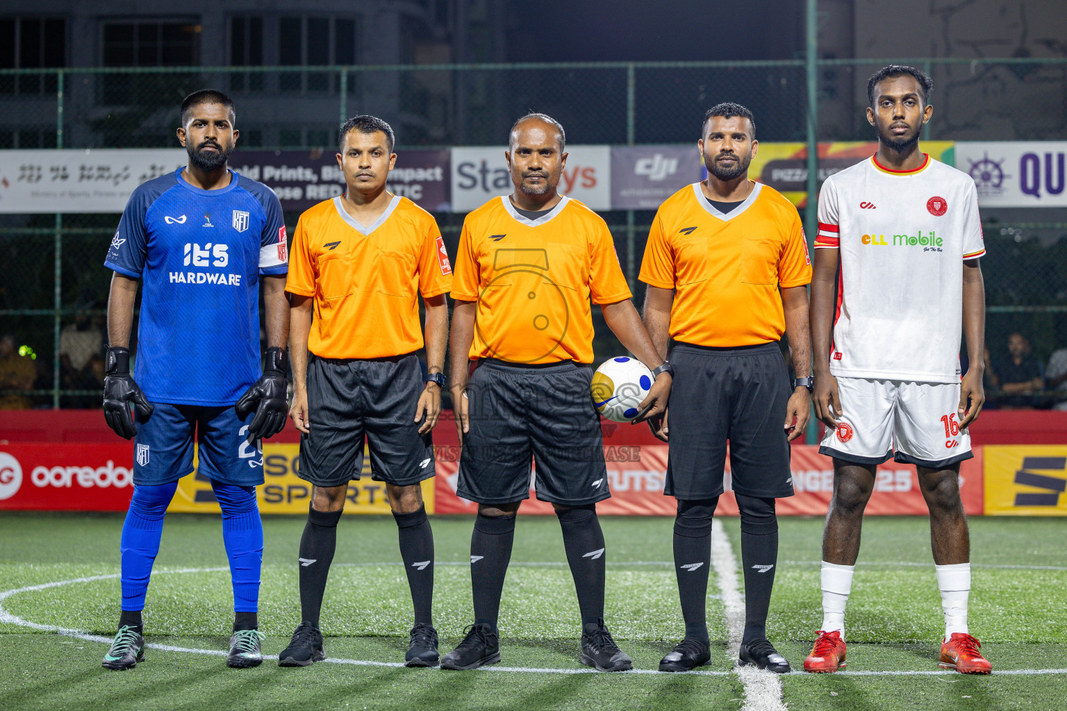 HA. Maarandhoo vs HA. Kelaa in Day 1 of Golden Futsal Challenge 2025 on Sunday, 5th January 2025, in Hulhumale', Maldives 
Photos: Nausham Waheed / images.mv