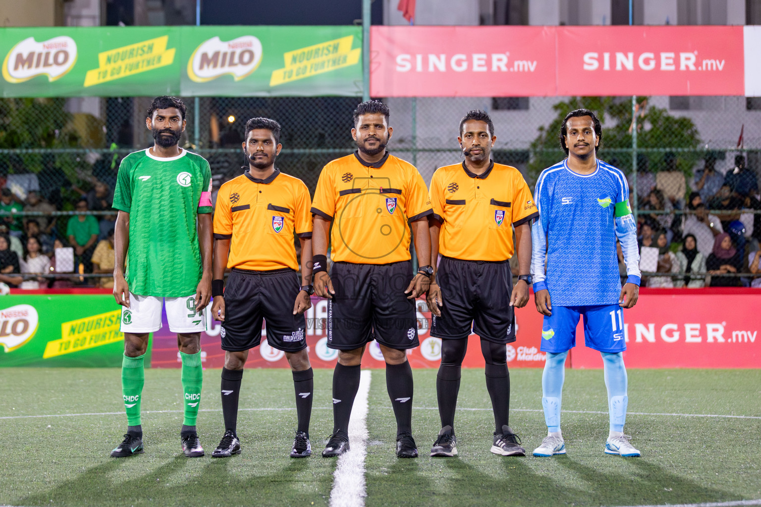 CLUB HDC vs CLUB FEN in Club Maldives Cup 2024 held in Rehendi Futsal Ground, Hulhumale', Maldives on Monday, 23rd September 2024. 
Photos: Mohamed Mahfooz Moosa / images.mv