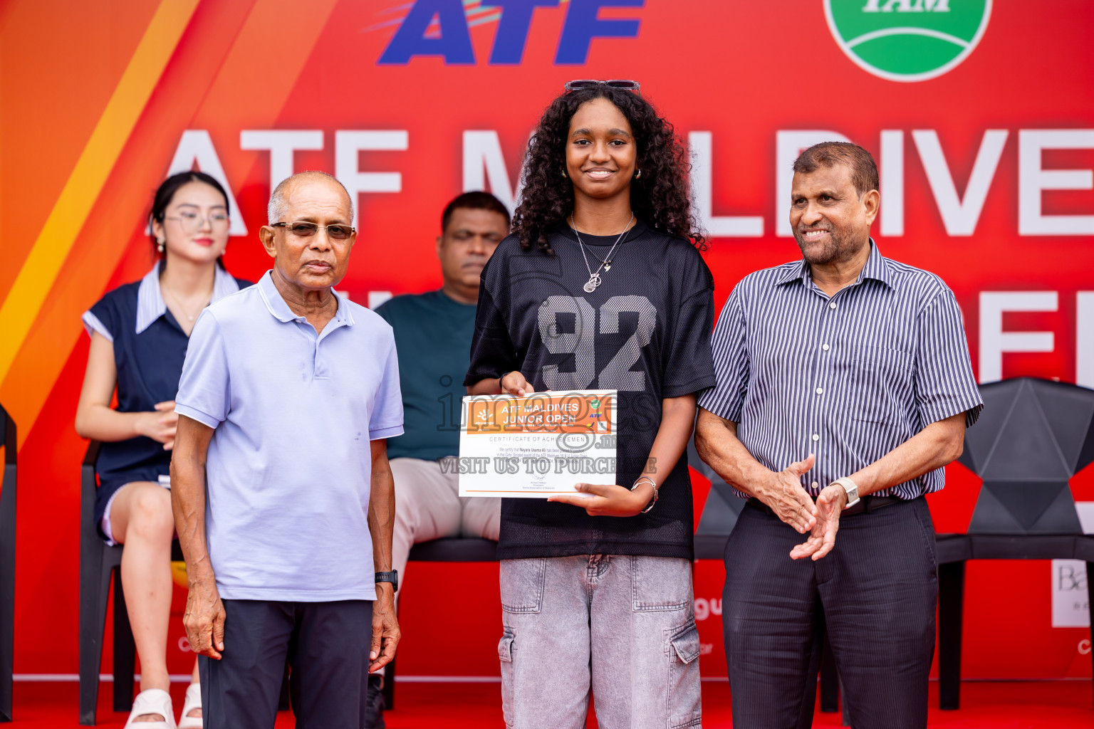 Finals of ATF Maldives Junior Open Tennis was held in Male' Tennis Court, Male', Maldives on Saturday, 21st December 2024. Photos: Nausham Waheed/ images.mv