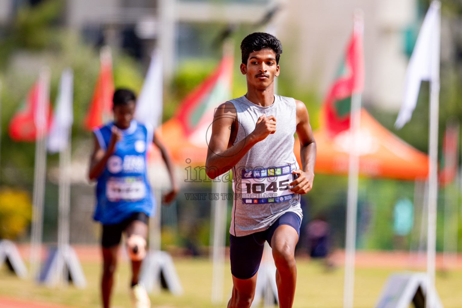 Day 3 of MWSC Interschool Athletics Championships 2024 held in Hulhumale Running Track, Hulhumale, Maldives on Monday, 11th November 2024. 
Photos by: Hassan Simah / Images.mv