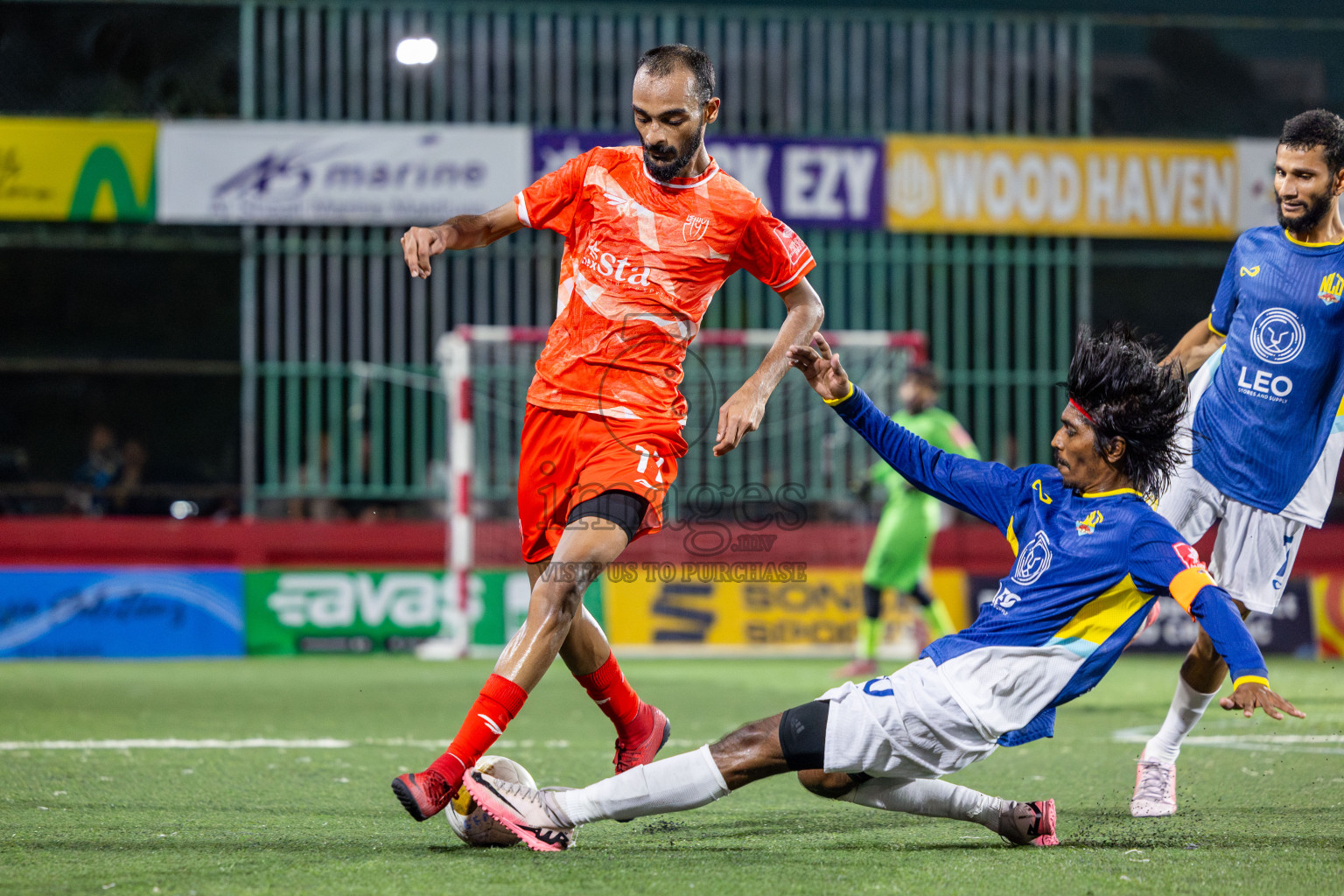 GA Nilandhoo vs GA Kanduhulhudhoo in Day 14 of Golden Futsal Challenge 2025 was held on Saturday, 18th January 2025, in Hulhumale', Maldives. Photos: Nausham Waheed / images.mv