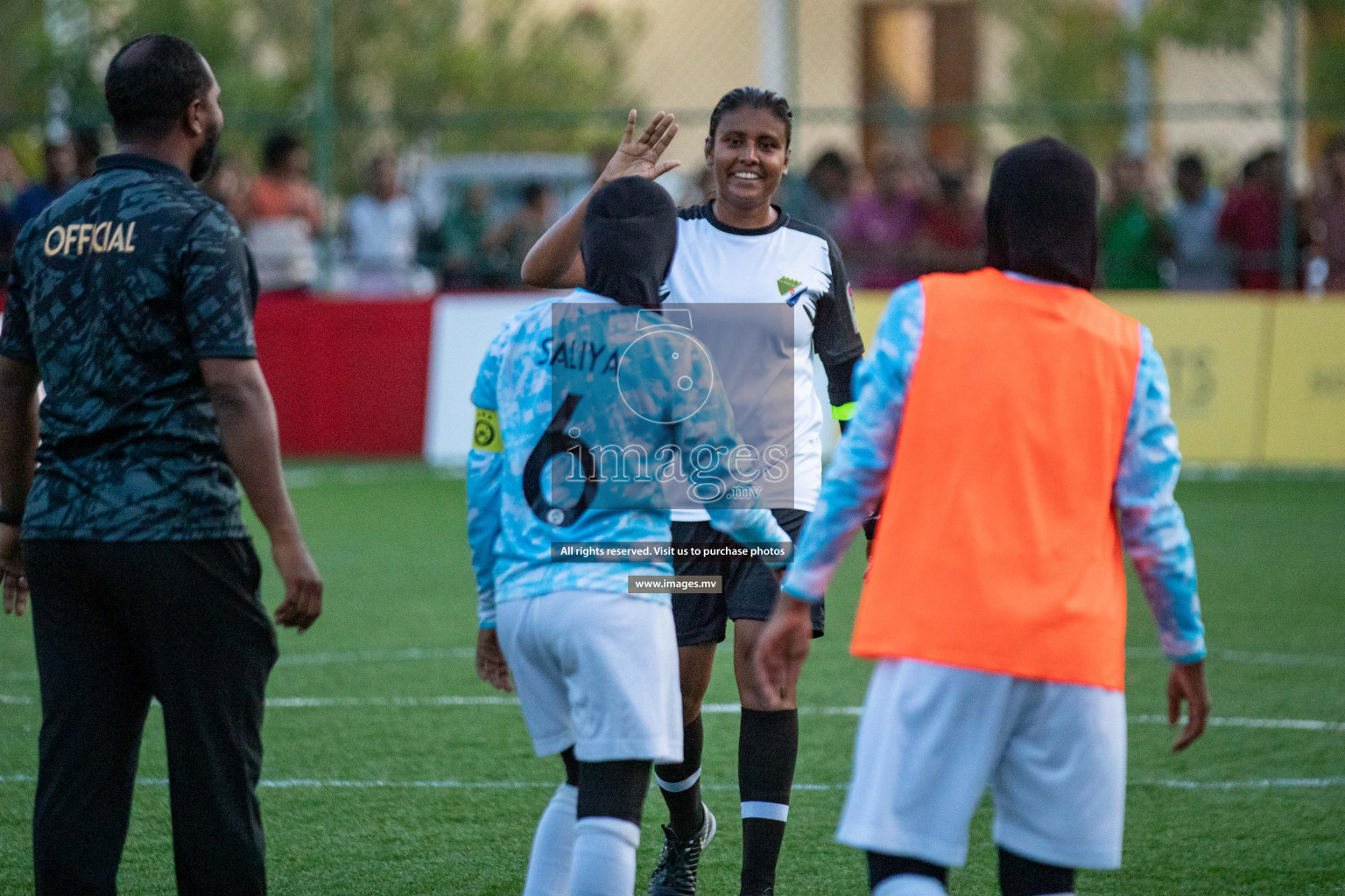 MPL vs DSC in Eighteen Thirty Women's Futsal Fiesta 2022 was held in Hulhumale', Maldives on Monday, 17th October 2022. Photos: Hassan Simah, Mohamed Mahfooz Moosa / images.mv