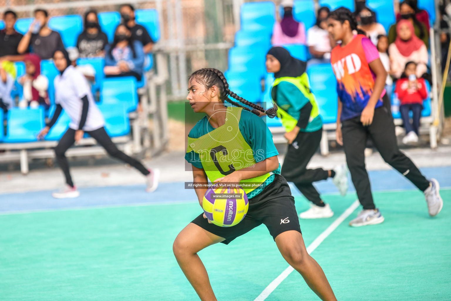 Day 6 of Junior Netball Championship 2022 on 10th March 2022 held in Male', Maldives. Photos by Nausham Waheed