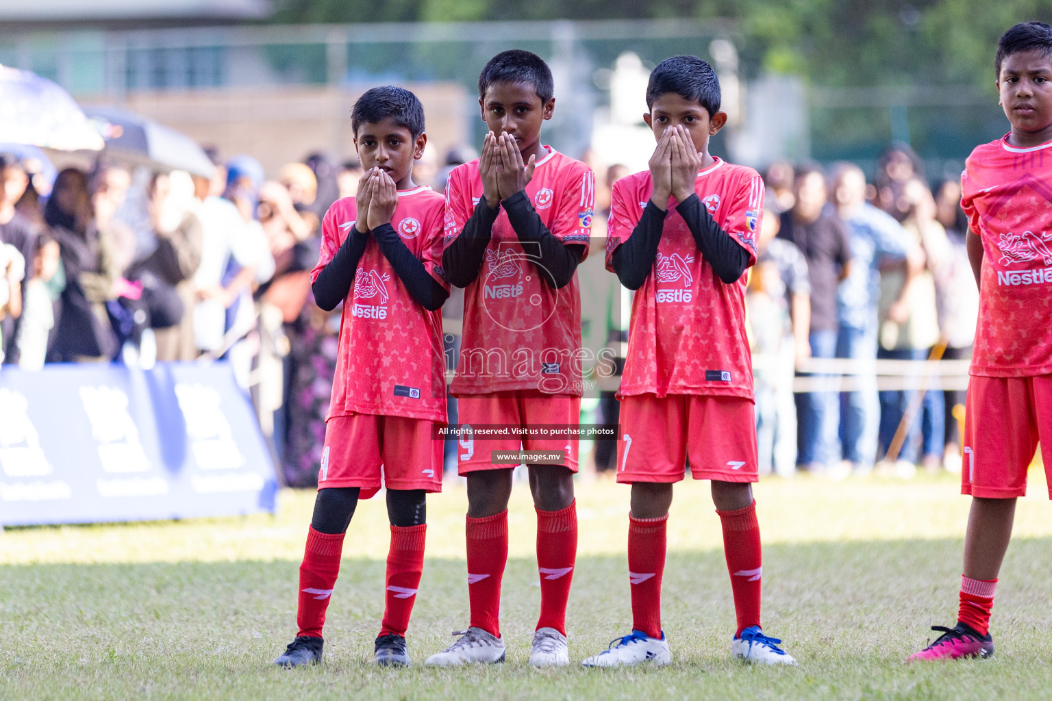 Day 3 of Nestle Kids Football Fiesta, held in Henveyru Football Stadium, Male', Maldives on Friday, 13th October 2023 Photos: Nausham Waheed/ images.mv