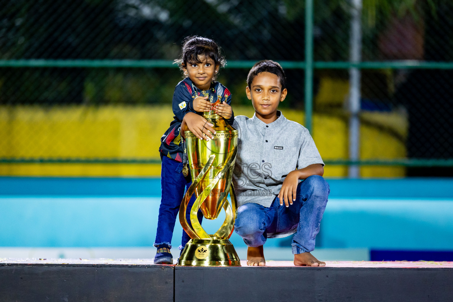 Dee Ess Kay vs Kovigoani in Final of Laamehi Dhiggaru Ekuveri Futsal Challenge 2024 was held on Wednesday, 31st July 2024, at Dhiggaru Futsal Ground, Dhiggaru, Maldives Photos: Nausham Waheed / images.mv