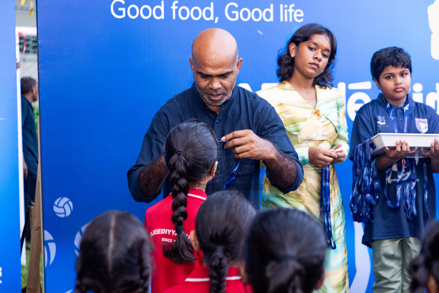 Day 3 of Nestle' Kids Netball Fiesta 2023 held in Henveyru Stadium, Male', Maldives on Saturday, 2nd December 2023. Photos by Nausham Waheed / Images.mv