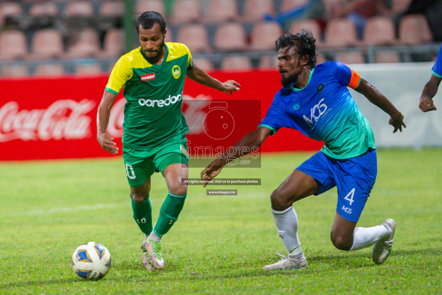 President's Cup 2023 Semi Final - Maziya Sports & Recreation vs Super United Sports, held in National Football Stadium, Male', Maldives  Photos: Mohamed Mahfooz Moosa/ Images.mv