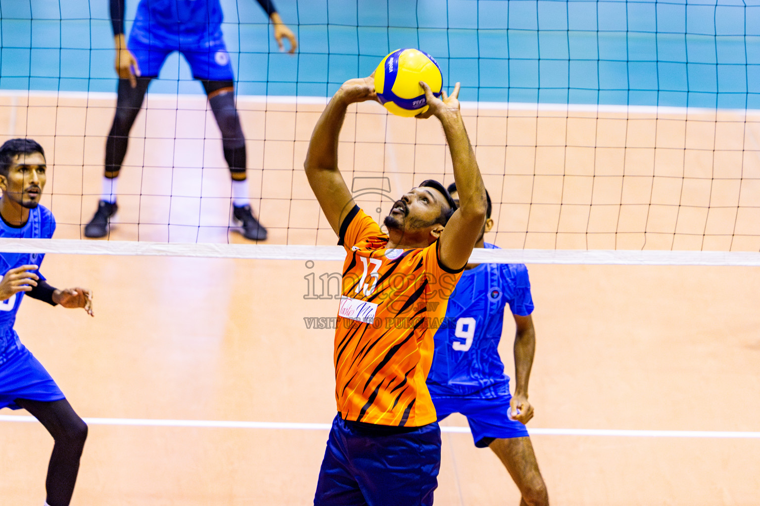 Sports Club City vs Police Club in Day 3 of MILO VAM Cup 2024 Men's Division was held in Social Center Indoor Hall on Wednesday, 30th October 2024. Photos: Nausham Waheed / images.mv