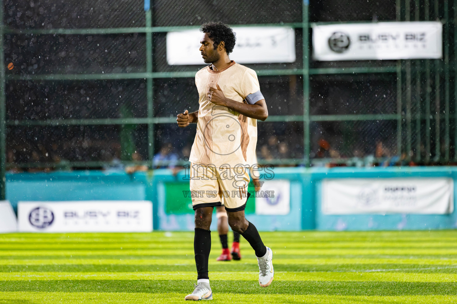 The Dee Ess Kay vs Dee Cee Jay Sc in Day 3 of Laamehi Dhiggaru Ekuveri Futsal Challenge 2025 was held on Saturday, 26th July 2025, at Dhiggaru Futsal Ground, Dhiggaru, Maldives Photos: Areef Adam / images.mv