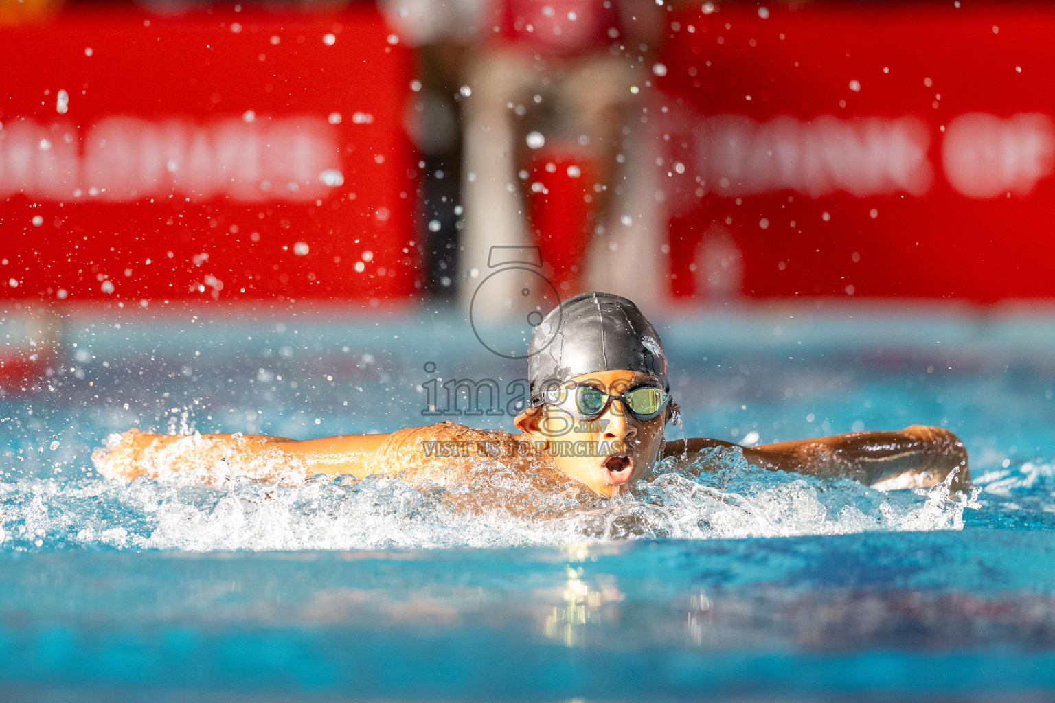 Day 1 of 20th Inter-school Swimming Competition 2024 held in Hulhumale', Maldives on Saturday, 12th October 2024. Photos: Ismail Thoriq / images.mv