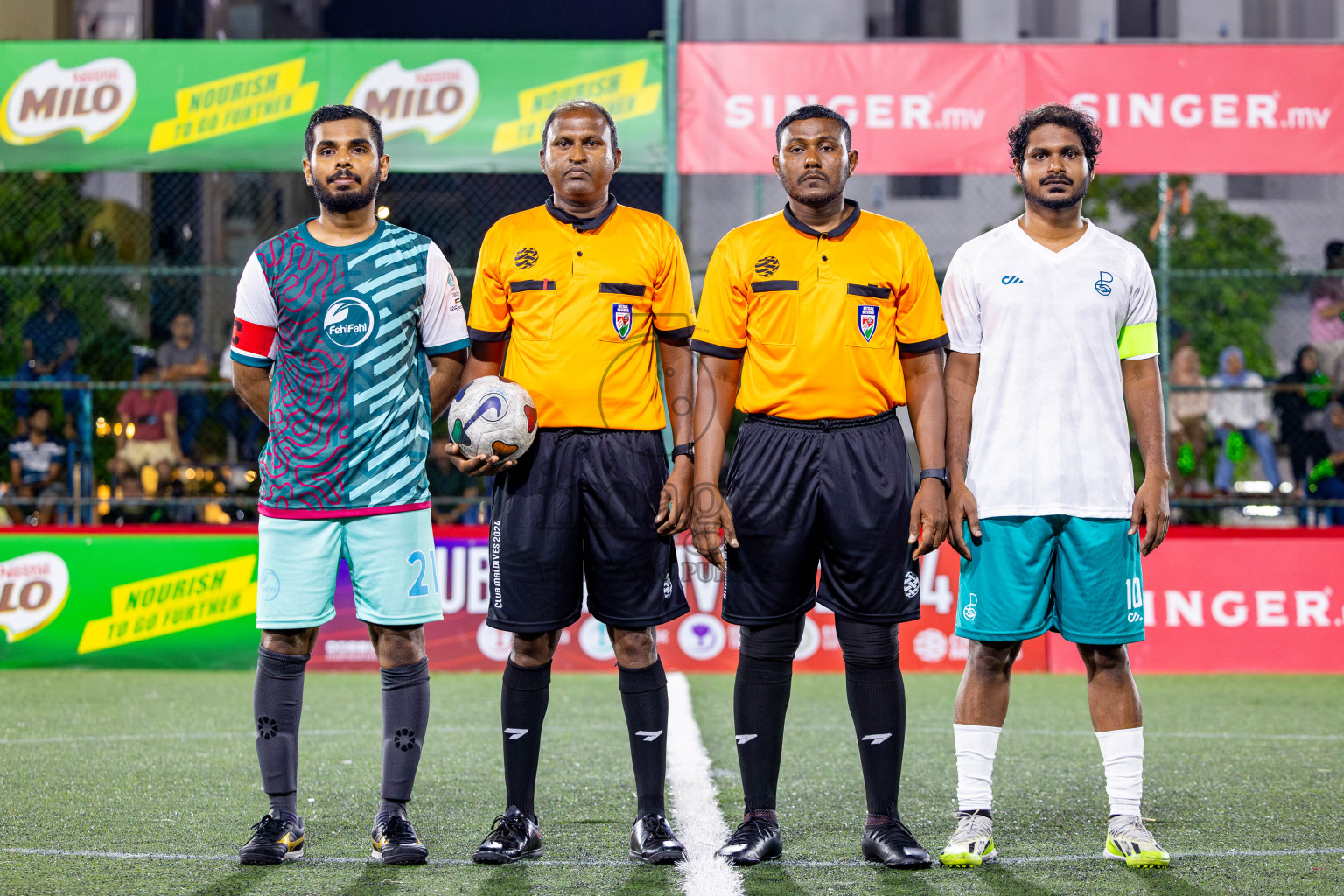 FEHI FAHI CLUB vs POSC in Club Maldives Classic 2024 held in Rehendi Futsal Ground, Hulhumale', Maldives on Sunday, 15th September 2024. Photos: Nausham Waheed / images.mv