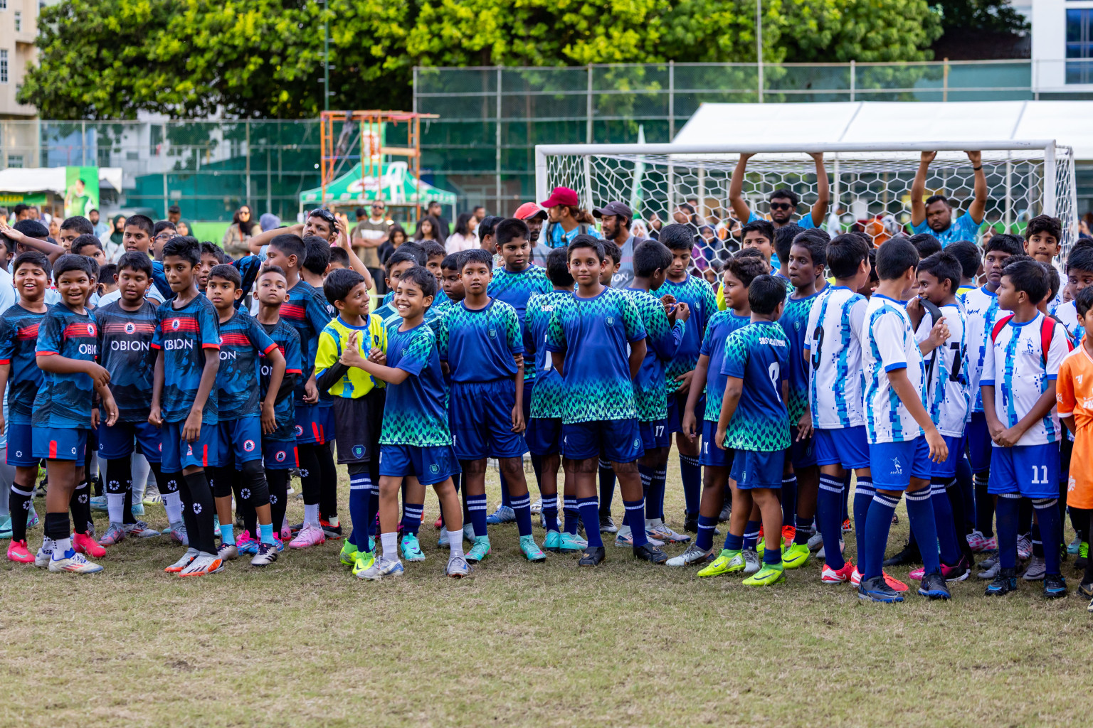 Day 3 of MILO Academy Championship 2025 (U-12) was held at Henveiru Stadium in Male', Maldives on Saturday, 3rd May 2025. Photos: Nausham Waheed / images.mv