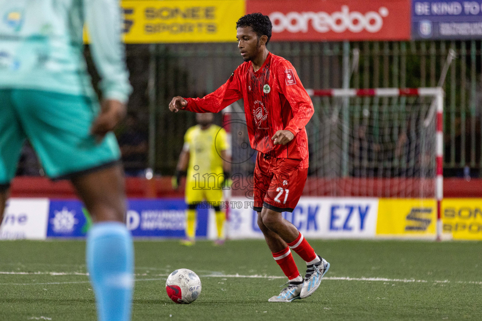 AA Thoddoo vs AA Feridhoo in Day 6 of Golden Futsal Challenge 2024 was held on Saturday, 20th January 2024, in Hulhumale', Maldives Photos: Nausham Waheed / images.mv