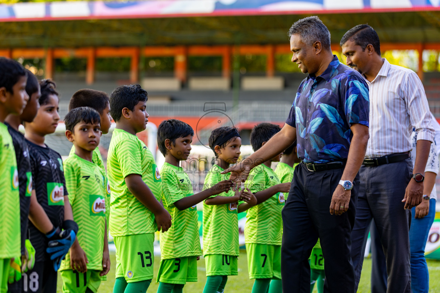 Day 2 of MILO Kids Football Fiesta was held at National Stadium in Male', Maldives on Saturday, 24th February 2024.