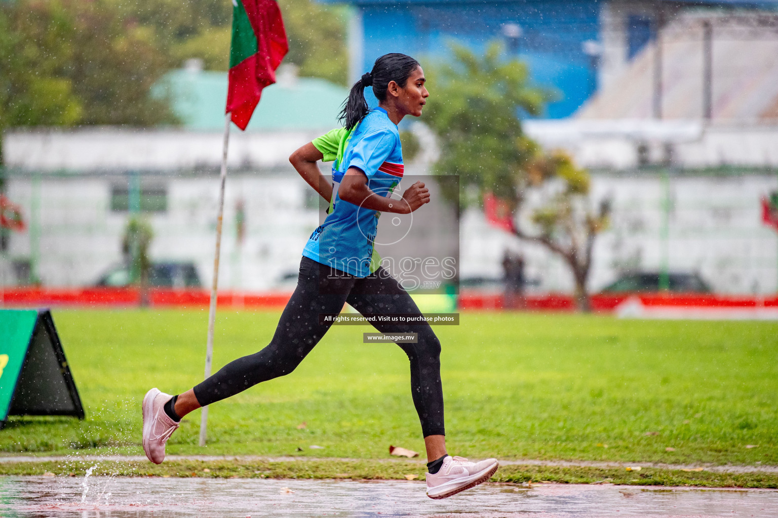 Day 2 of National Athletics Championship 2023 was held in Ekuveni Track at Male', Maldives on Friday, 24th November 2023. Photos: Hassan Simah / images.mv