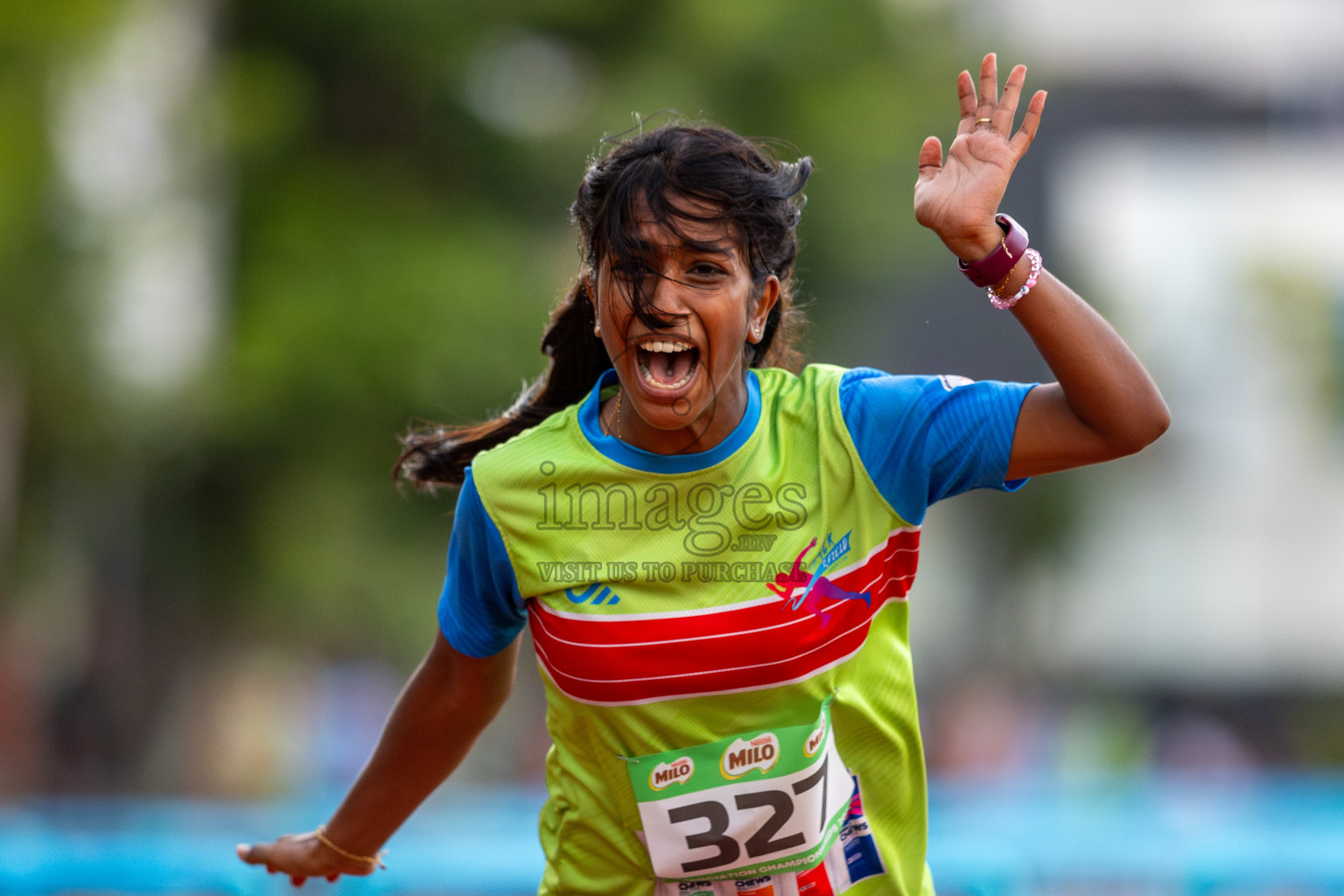Day 2 of 12th Milo Association Championships was held in Ekuveni Track at Male', Maldives on Friday, 25th April 2025. Photos: Ismail Thoriq / images.mv