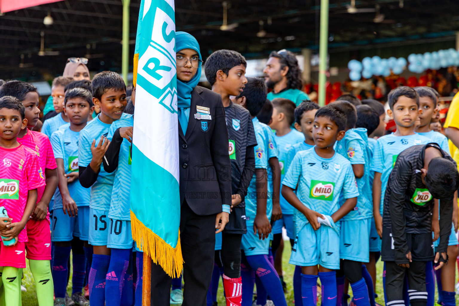 Day 2 of MILO Kids Football Fiesta was held at National Stadium in Male', Maldives on Saturday, 24th February 2024.