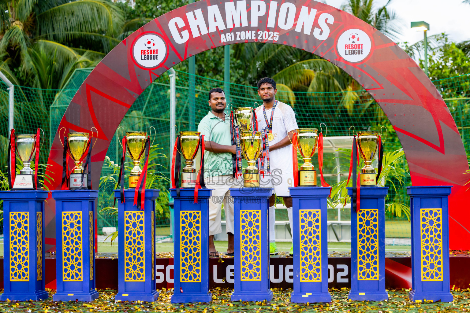 Barcelo vs Conrad in the Final of Resort League 2025 (Ari Zone) was held on Sunday, 28th June 2025 in Conrad Maldives Rangali Island, Alif Dhaalu Atoll, Maldives. Photos: Nausham Waheed / images.mv
