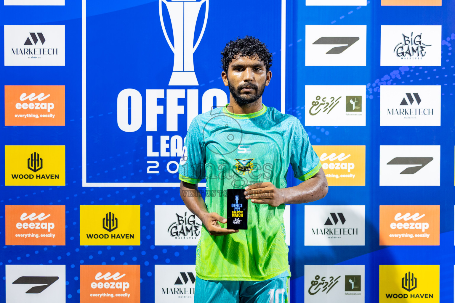 WAMCO vs Veliga in Day 10 of Office League 2025 was held on Friday, 25th April 2025 in Hulhumale', Maldives. Photos: Nausham Waheed / images.mv