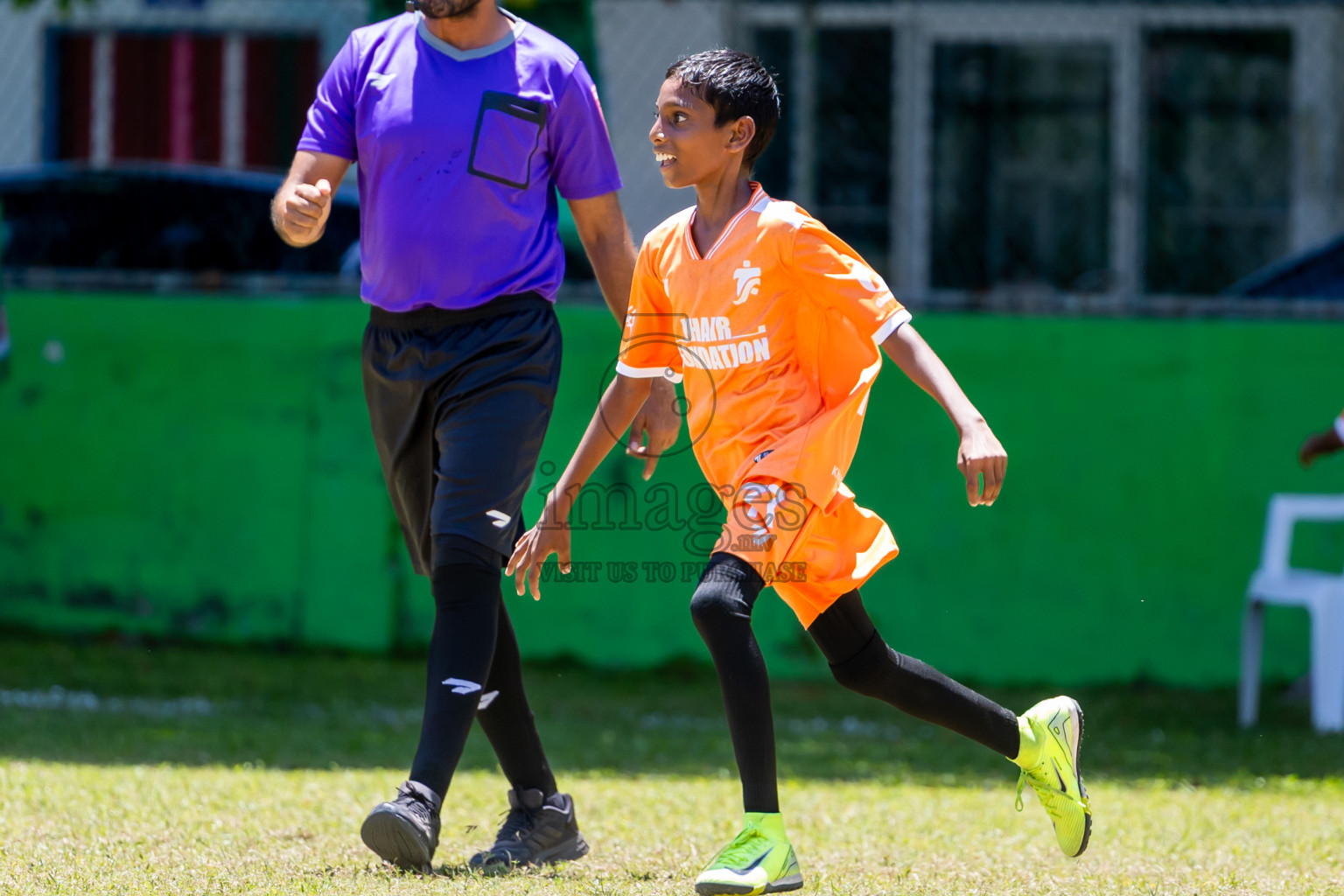 Day 3 of MILO Academy Championship 2025 (U-12) was held at Henveiru Stadium in Male', Maldives on Saturday, 3rd May 2025. Photos: Nausham Waheed / images.mv
